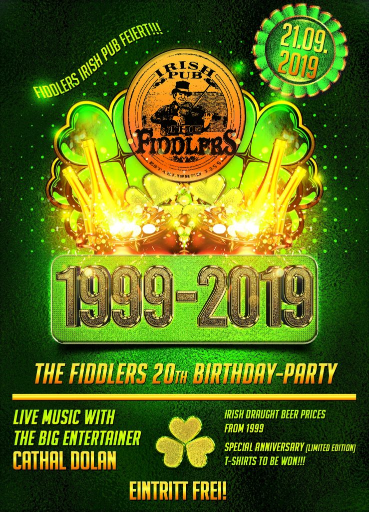 Fiddlers 20th birthday-party